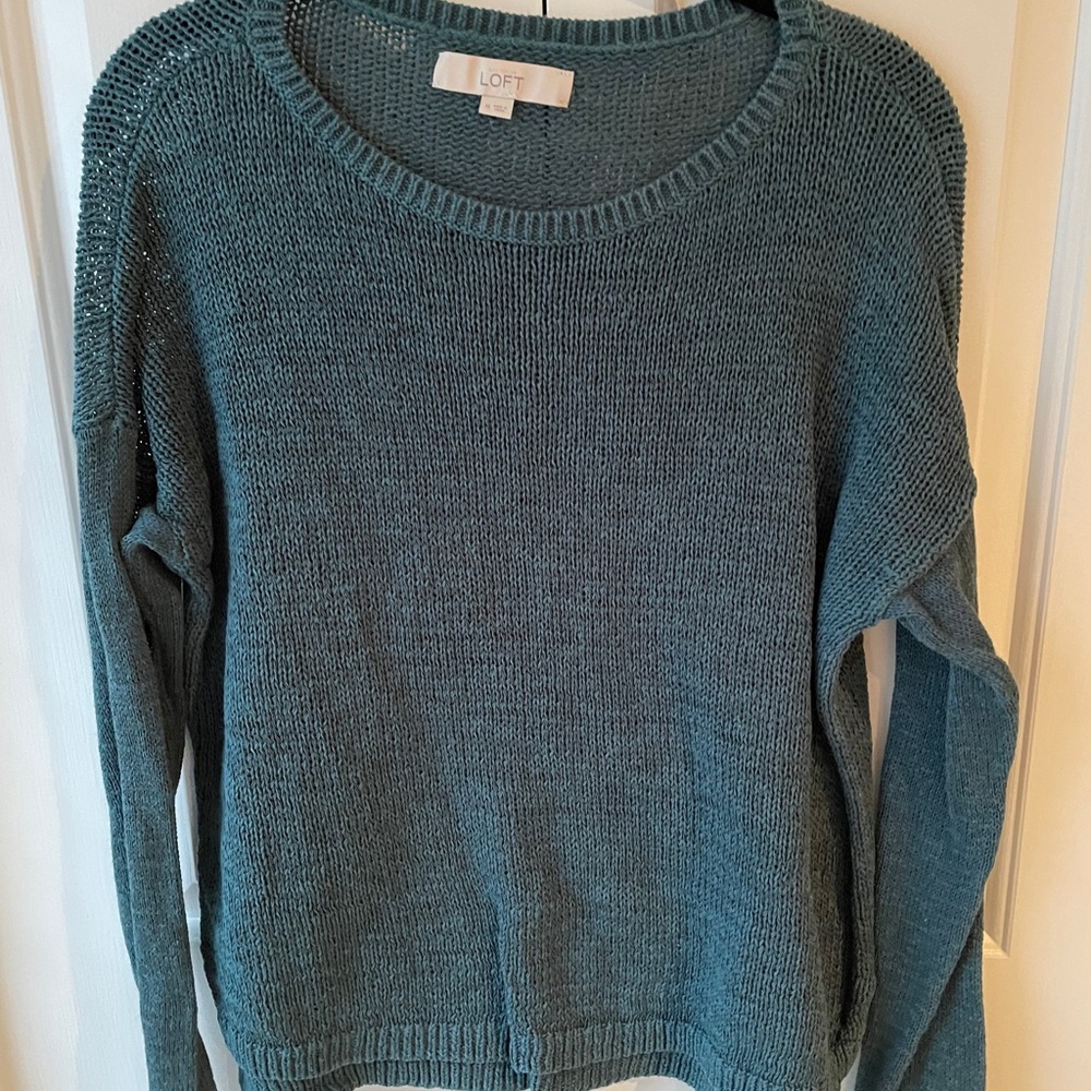 Loft green knitted sweater